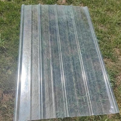 Transparante Dakpanelen - Golfplaten Platen - Bescherming Buiten - Slagvast UV-bestendig - 0.9x0.7m - Helder