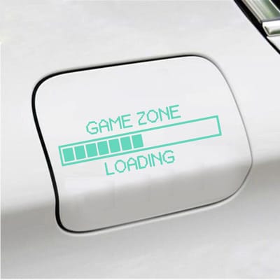 Bumpersticker - Game Zone Loading - 6 X 17,5 - Mint