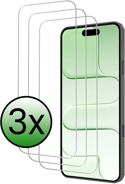 Screenprotector - 3 Stuks Geschikt voor Apple iPhone Air - Volledige Dekking - Beschermglas - Gehard Glas - Tempered Glass - Screen Protector