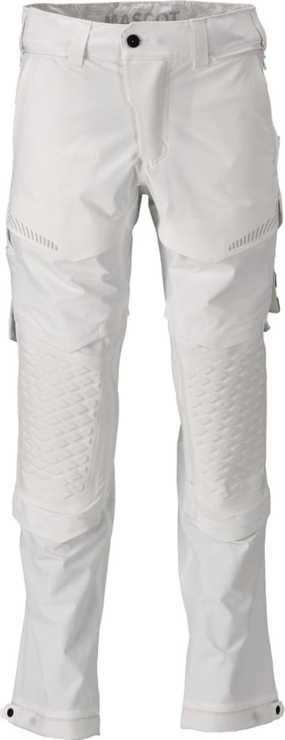 Mascot Customized Broek met kniezakken 22279-605 - Wit - C44 - 76