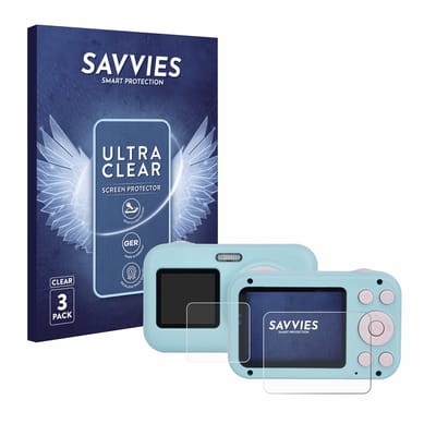 Savvies - Screenprotector voor Rollei Sportsline Fun - Folie Beschermfolie transparant 6 Stuks