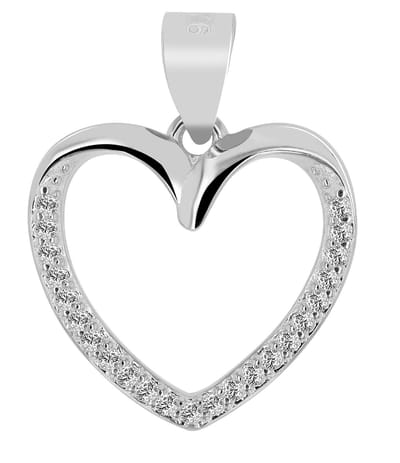 AKZENT Akzent Dames hanger "Xana" van 925 Sterlingzilver, gerhodineerd, duurzaam