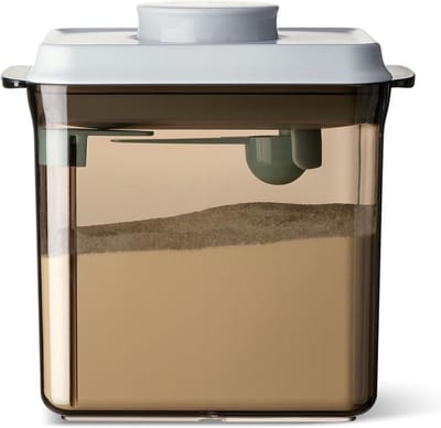 1700 ml melkpoeder opbergdoos theetonig melkpoeder dispenser met lepel melkpoeder portioneerder voor het bewaren van melkpoeder, meel, peulvruchten en noten