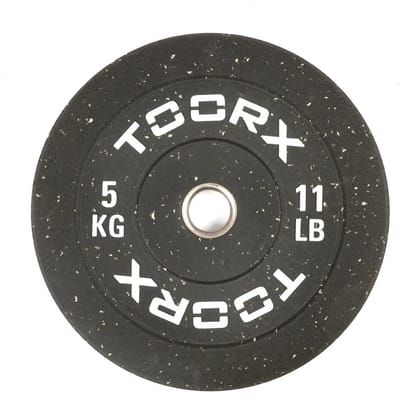 Toorx Professional - DBCR-5 Crumb bumper halterschijf – 50 mm - 5 kg - Gewicht Schijf - Sport Gewichten - Fitness - Wit - Per Stuk