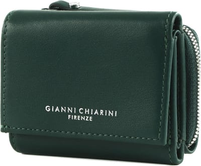 GIANNI CHIARINI Leren Portemonnee Lush Wallet Deep Green Donkergroen