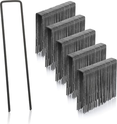 Grondankers - Haringen Tuin - Vastzetten Tuin - Stevig Carbon Staal - 250 Stuks 150mm - Zilverkleurig