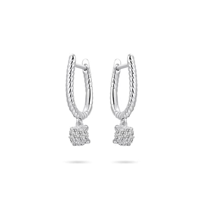 Gisser Jewels Zilver Oorringen Zilver KC1041