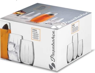 Pasabahce - Waterglas Set - 18 Delig - Glas - Elegante Ontwerp - Duurzaam