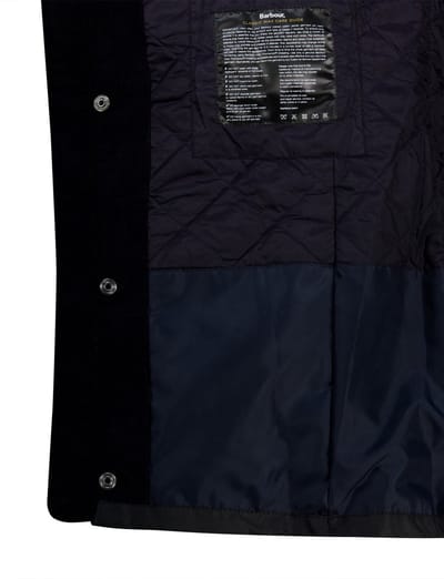 Barbour winterjas donkerblauw