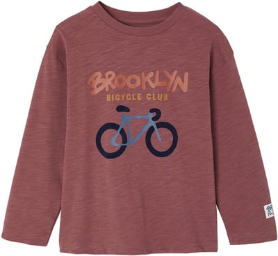 Vertbaudet T-shirt met lange mouwen met print voor jongens