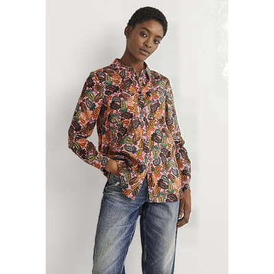 Boden Linen Shirt Psp Maat: 6P | Overhemden Outlet | Dames | Wit