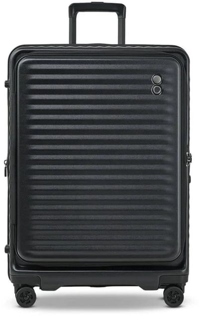 Echolac Celestra FA Koffer Voorvak 66cm Expandable Zwart - Harde koffers