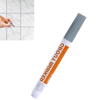 Tegel Groutpen - Voegenstift Reviver - Voegen Opfrissen - Waterdichte Sneldrogende Afwerking - 1 stuks - Grijs