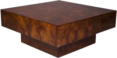 Dutchbone Quinn Salontafel 90x90 cm Hout Walnootkleur - Bruin
