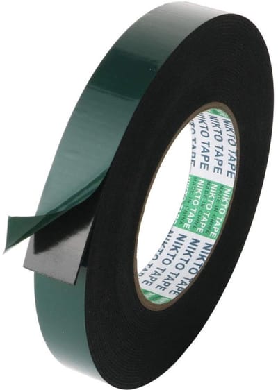 Dailygoods- Montagetape - Dubbelzijdige Lijmtape - Zwart PE Schuim - Waterdicht - Temperatuur- en Vlambestendig - 20 mm x 10 m - Tape