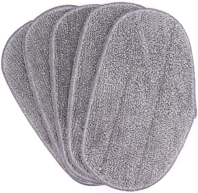 Vervangende Microfiber Covers voor Stoomreiniger - 5 Stuks, Geschikt voor Diverse Moppen, Effectieve Reiniging en Duurzaam Gebruik