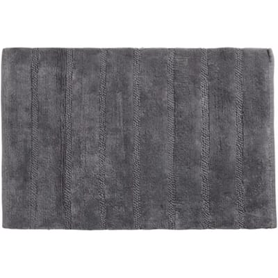 Differnz Stripes Badmat 45x75cm Grijs