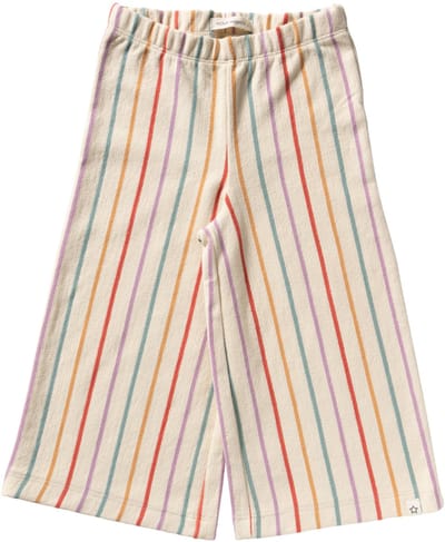 Your Wishes Sunset Stripe Wide Leg Broeken Meisjes - Multi - Maat 110