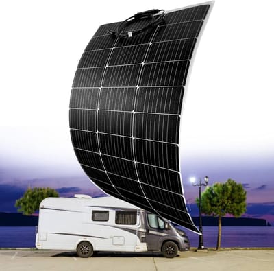 Zonnepaneel Kit - Flexibel Paneel - Accu Laden - Ultra Lichtgewicht - 520W - Zwart