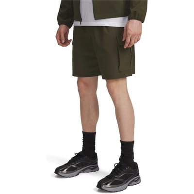 UNDER ARMOUR - ua vibe woven cargo short-grn - Sportbroek heren - Groen