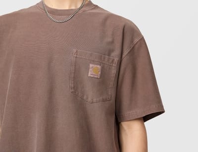 Regular fit t-shirt van pure katoen model 'Loose Pocket'