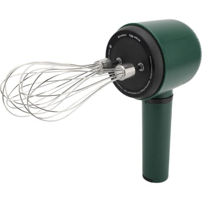 Draadloze Elektrische Handmixer met 2 Gardes 1200mAh USB Oplaadbaar Handheld Roestvrij Staal Draagbare Eierklopper voor L black