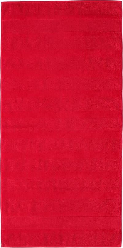 CAWÖ Noblesse² Uni Badhanddoek - Rood - 80x160