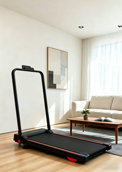 Opvouwbare loopband met 12 elektrische snelheidsinstellingen perfect voor joggen of hardlopen thuis ideaal voor cardiotraining Voorzien van wielen voor eenvoudige verplaatsing waardoor hij geschikt is voor zowel vlakke ondergrond als hellingen