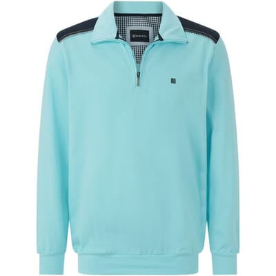 Babista herren Sweatshirt - 60/62 - turquoise - Plus Size