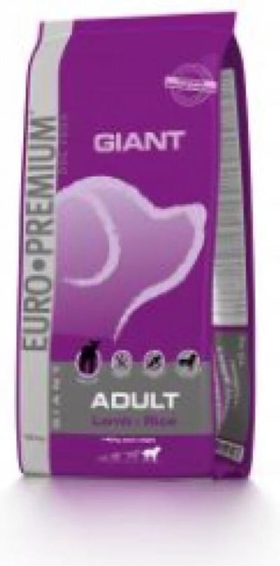 Euro-Premium Giant Adult Lam en Rijst 15 kg