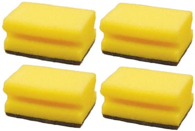Benson Schuursponsjes - 8x stuks - met nagelbescherming - sterke reiniging - Afwassen/schoonmaken