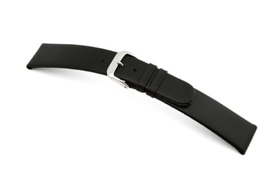 Lederband Merano 18mm zwart glad