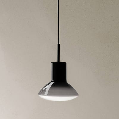 Grupa Onda hanglamp, grijs, Ø 17 cm, glas, GU10