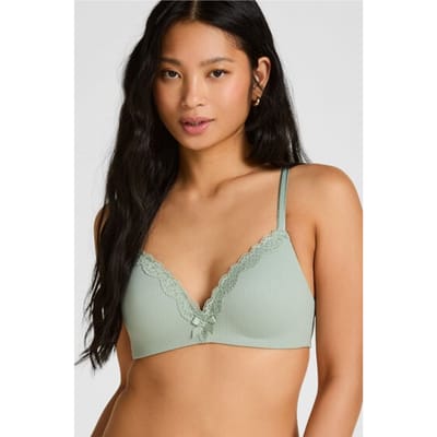 Hunkemöller Lola Padded Non-Wired Bra Groen