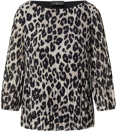 s.Oliver BLACK LABEL - Dames bloes - Maat 38 - Vrouwen - ZWART - voering