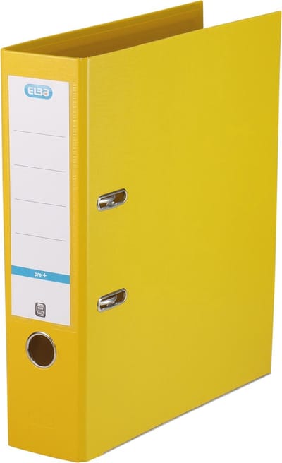 ELBA Smart Pro+ - Ordner - A4 - 80mm - geel - doos van 10 stuks