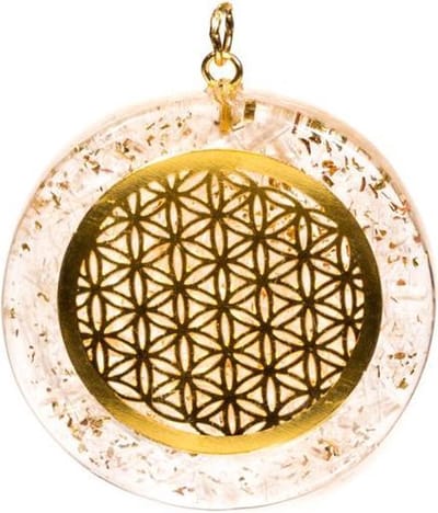 Yogi & Yogini naturals Orgon hanger bloem des levens seleniet (4 cm)
