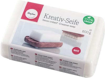 Creatieve zeep voor het zelf maken – 600 g handgemaakte, huidvriendelijke en vegan zeep