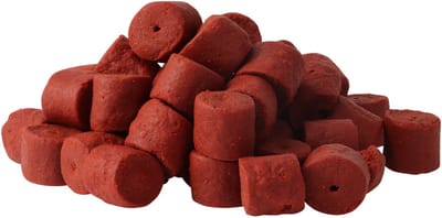 Reniers Fishing Premium Select Red Halibut Pre-Drilled 14mm – Doorboorde Haakpellets voor Karper, Barbeel en Brasem - Maat : 1 kilo