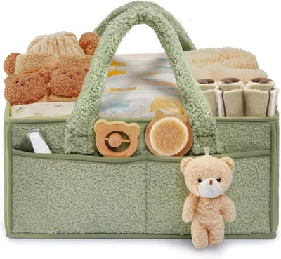Draagbare Baby Luier Organizer met Handvat en Verdelers