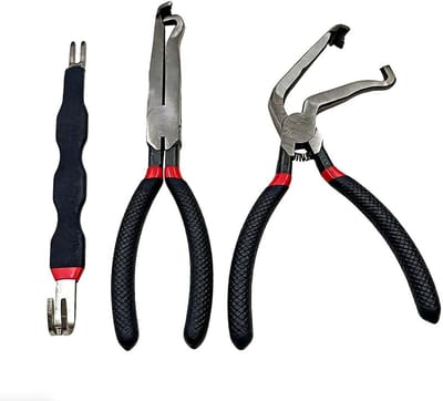 Elektrische stekkerscheider voor Push Tab Style stekker, 3-delige set autogereedschap en stekkertang voor efficiënt gebruik en onderhoud