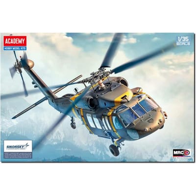 Academy Modelbouwpakket Militaire voertuigen - 12135 UH-60M Black Hawk - Sikorsky S-70 - Amerikaanse Militaire Helikopter Plastic - 1:35 - Modelbouw