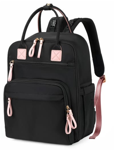 Dailygoods- Luiertas Rugzak - 18 Zakken - Waterdichte Zakken - Grote Capaciteit - Voor Kinderwagen - Inclusief Isolatiezakken - Babytas