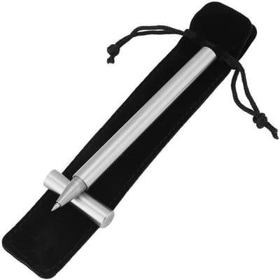 Dailygoods - Ballpoint Pen - Bolt-Action Rollerpen - Handgemaakt voor Kantoor - Zwart - Schrijfpen - Perfect Verjaardagscadeau - Zakformaat