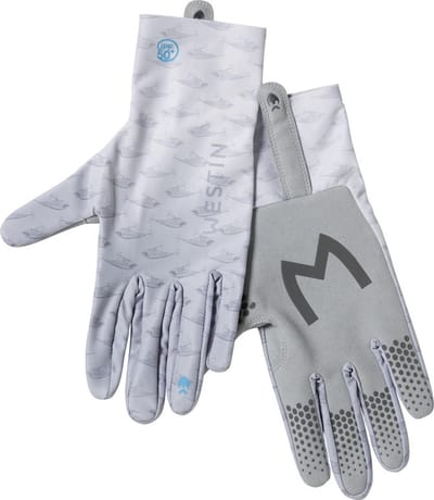 Westin Fishing handschoenen Solar UPF Grijs Large