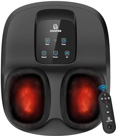 Upgrade Shiatsu Voetmassageapparaat met Afstandsbediening en Warmte - Perfect Cadeau voor Moederdag