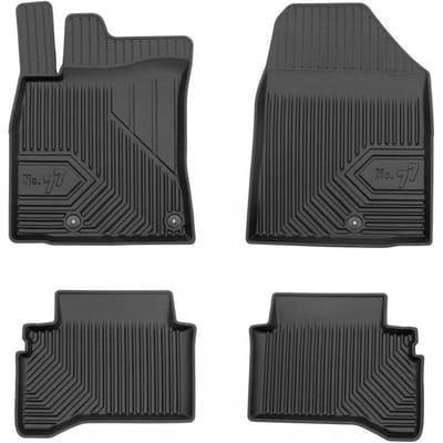 **FROGUM No.77 - Automatten - HYUNDAI Ioniq automat - Perfecte pasvorm - Verhoogde rand 4 cm - Geurloos TPE