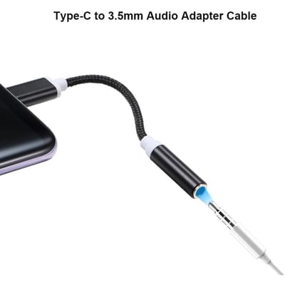 Type-C naar Jack 3,5 mm AUX Audiokabel Converter Adapter USB-C Male naar 3,5 mm Koptelefoon Vrouwelijke Jack