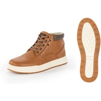 Milanoro High Sneakers Nevada Cognac Men - Maat 41 - Bruin/Wit