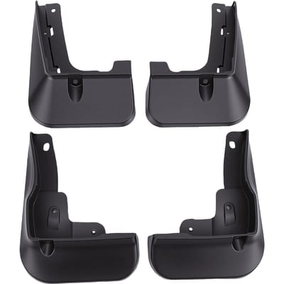 Jeu de 4 Garde-boue Avant Arrière Protection Puissante ABS Noir Remplacement pour Toyota Sport SE XSE 2024 2025